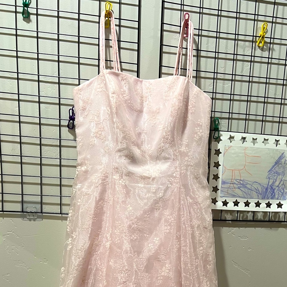 Pale pink prom dress, size 9/10